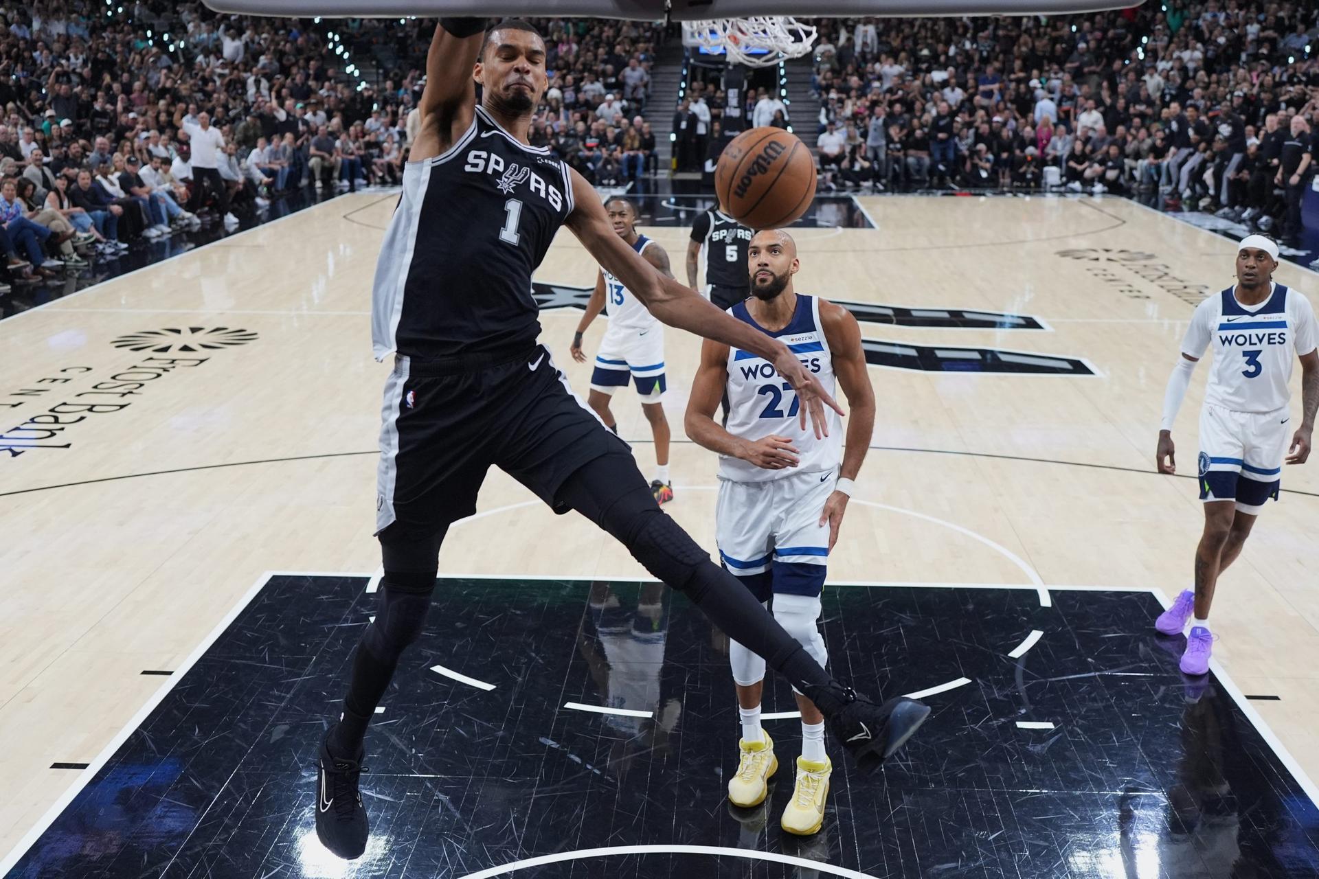 Wolves fall apart in Game 5 as Spurs’ skilled big and ‘brutish littles’ dismantle team for second time in a week